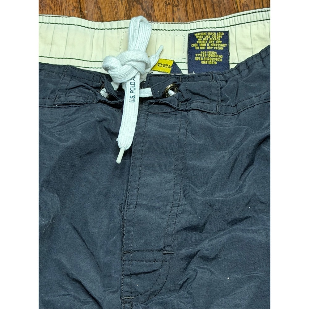 US Polo Assn Mens Board Shorts Colorblock Swim Trunks Size Large 8 Inseam - Picture 3 of 8